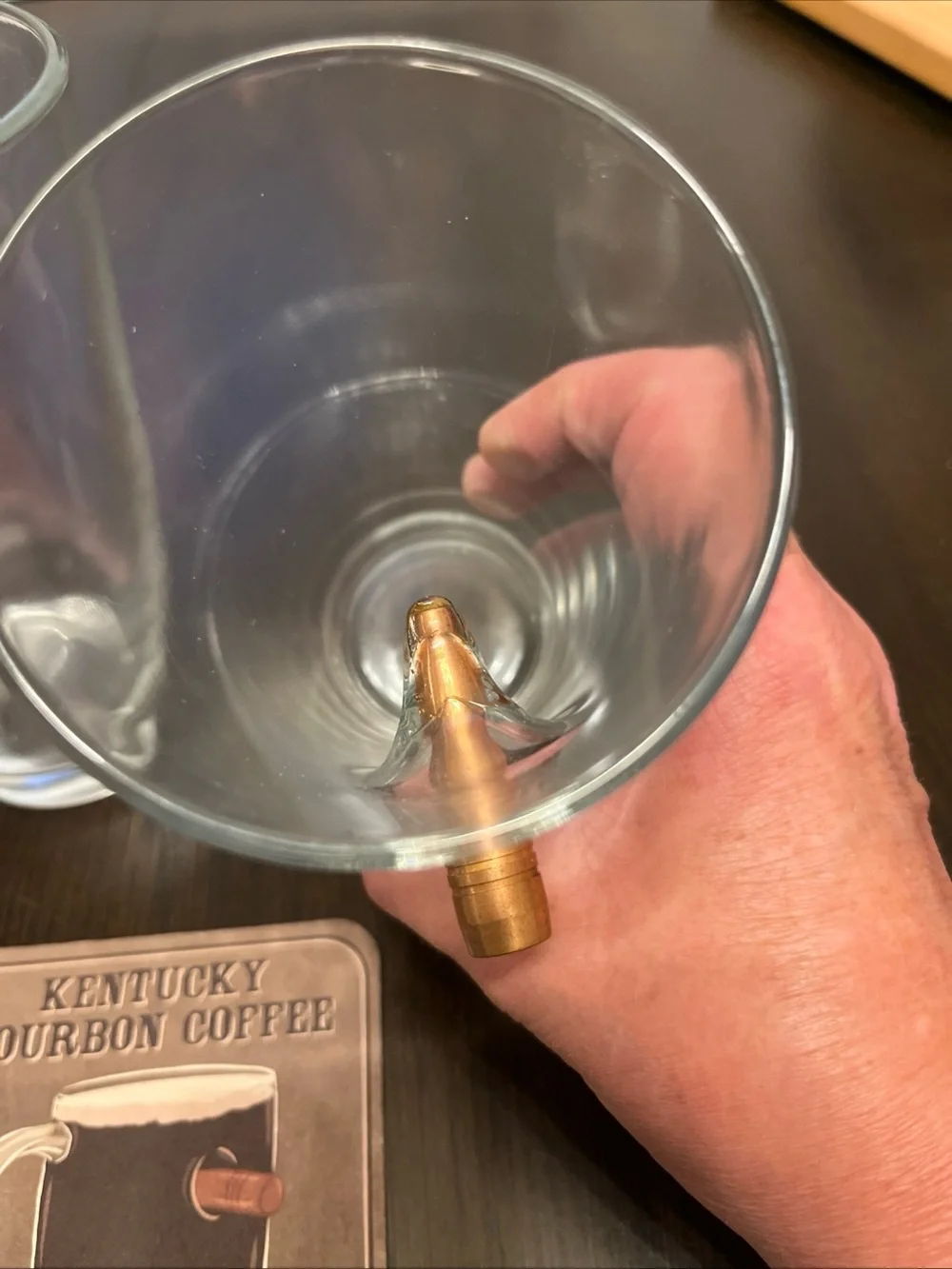 Bullet Shot Glasses Duo with Copper Bullet Detail